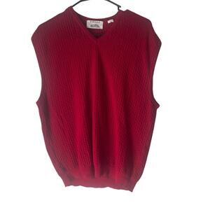 Fiesole Vintage Men's Size XL Wool Made In Italy Academia Old Money Sweater Vest